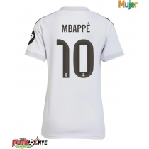 Camiseta Real Madrid Kylian Mbappe #10 Primera Equipación para mujer 2025-26 manga corta